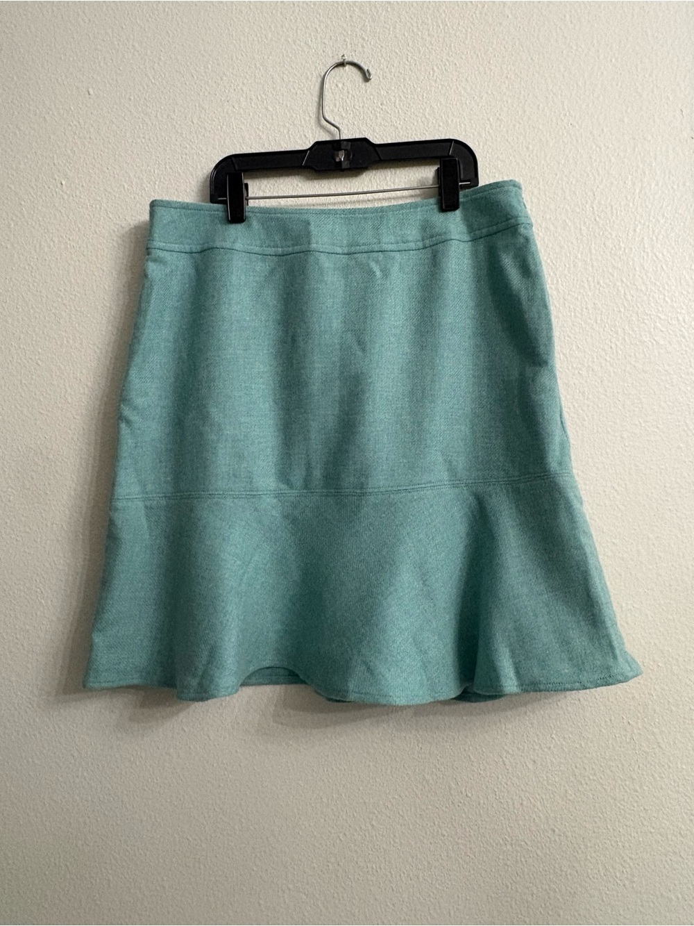 GAP vintage wool-blend flounce peplum skirt size 8